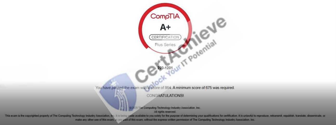CompTIA 220-1201 Exam 1