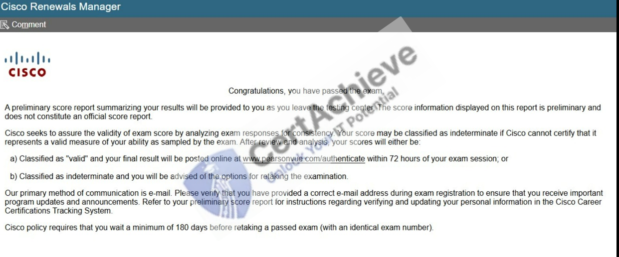 Official Cisco 700-805 Exam 2