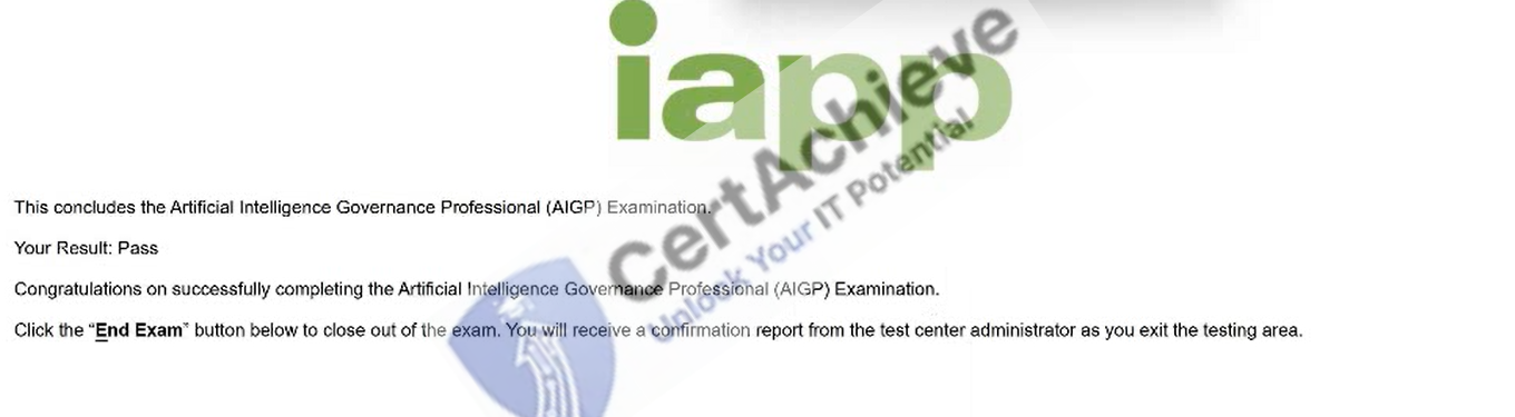 Official IAPP AIGP Exam 1