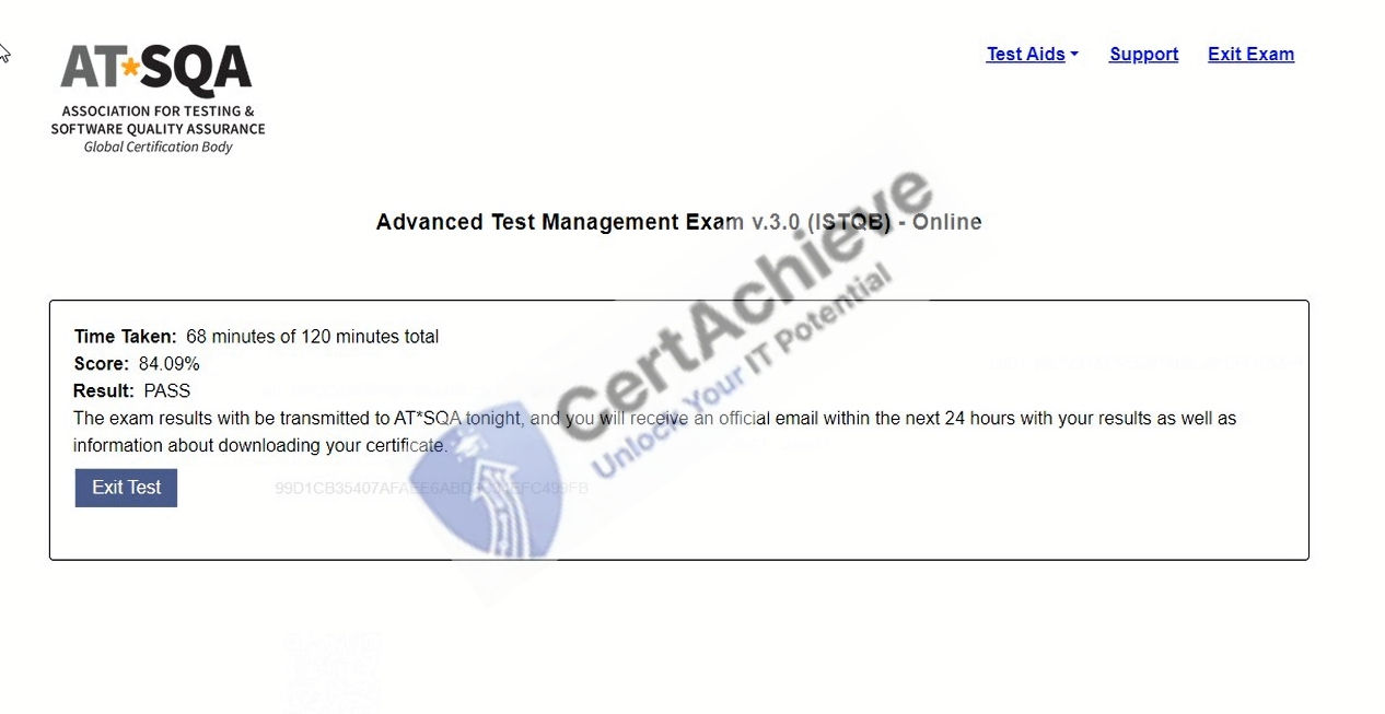 Official ISTQB ATM Exam 1