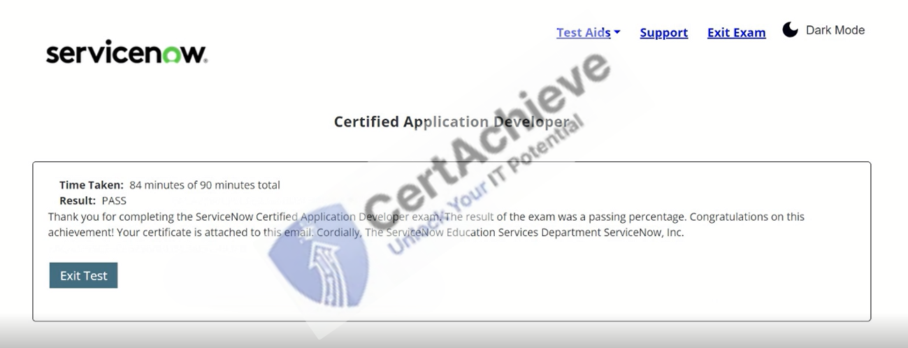Official ServiceNow CAD Exam 1