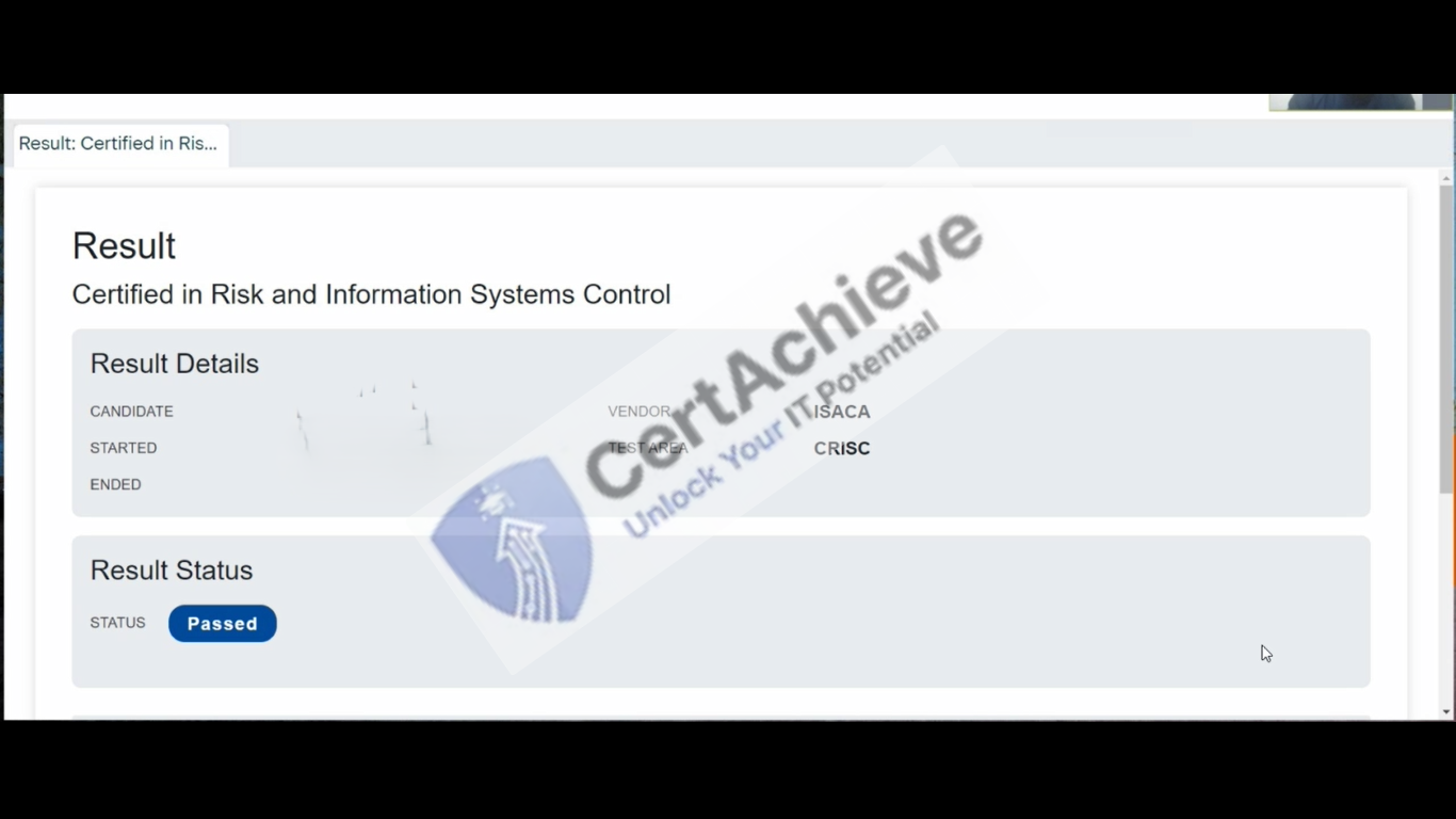 Official Isaca CRISC Exam 1