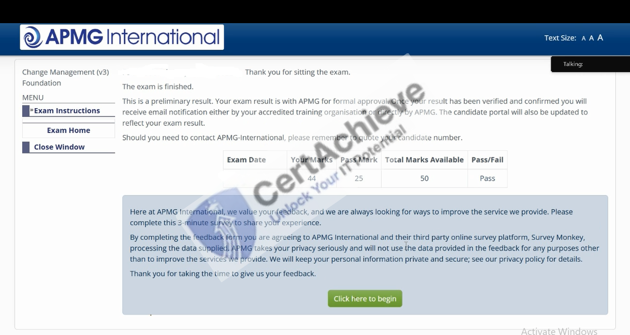 Official APMG-International Change-Management-Foundation Exam 1