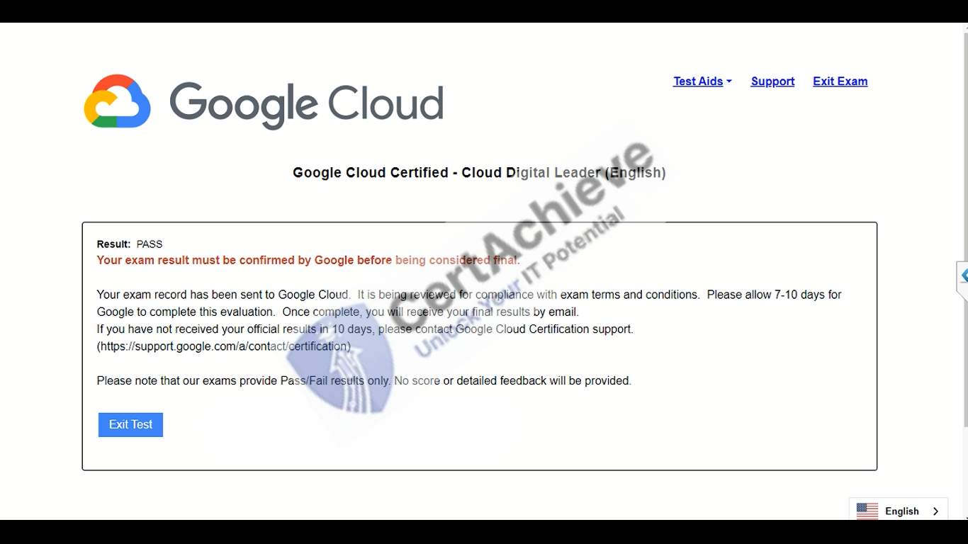 Official Google Cloud-Digital-Leader Exam 1