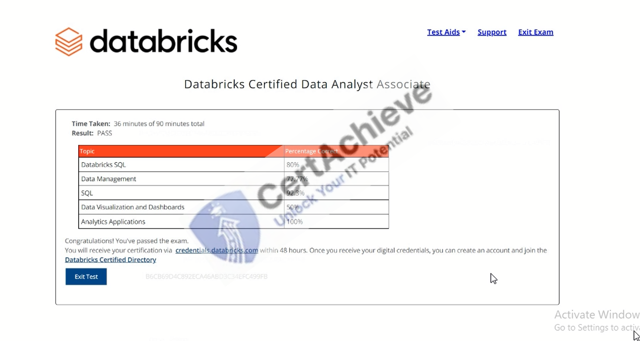 Official Databricks-Certified-Data-Analyst-Associate Exam 1