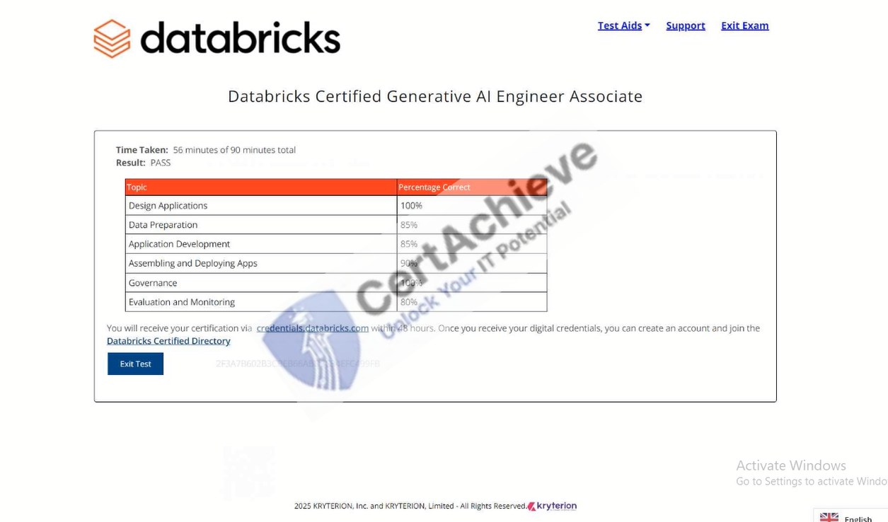 Official Databricks-Generative-AI-Engineer-Associate Exam 1