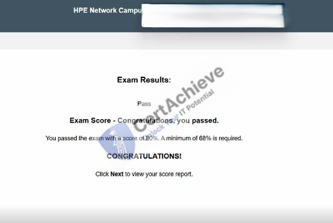 Official HP HPE6-A85 Exam 1