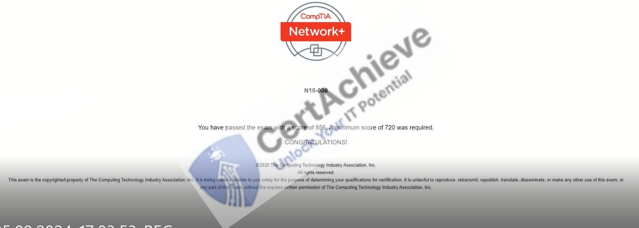 Official CompTIA N10-009 Exam 1