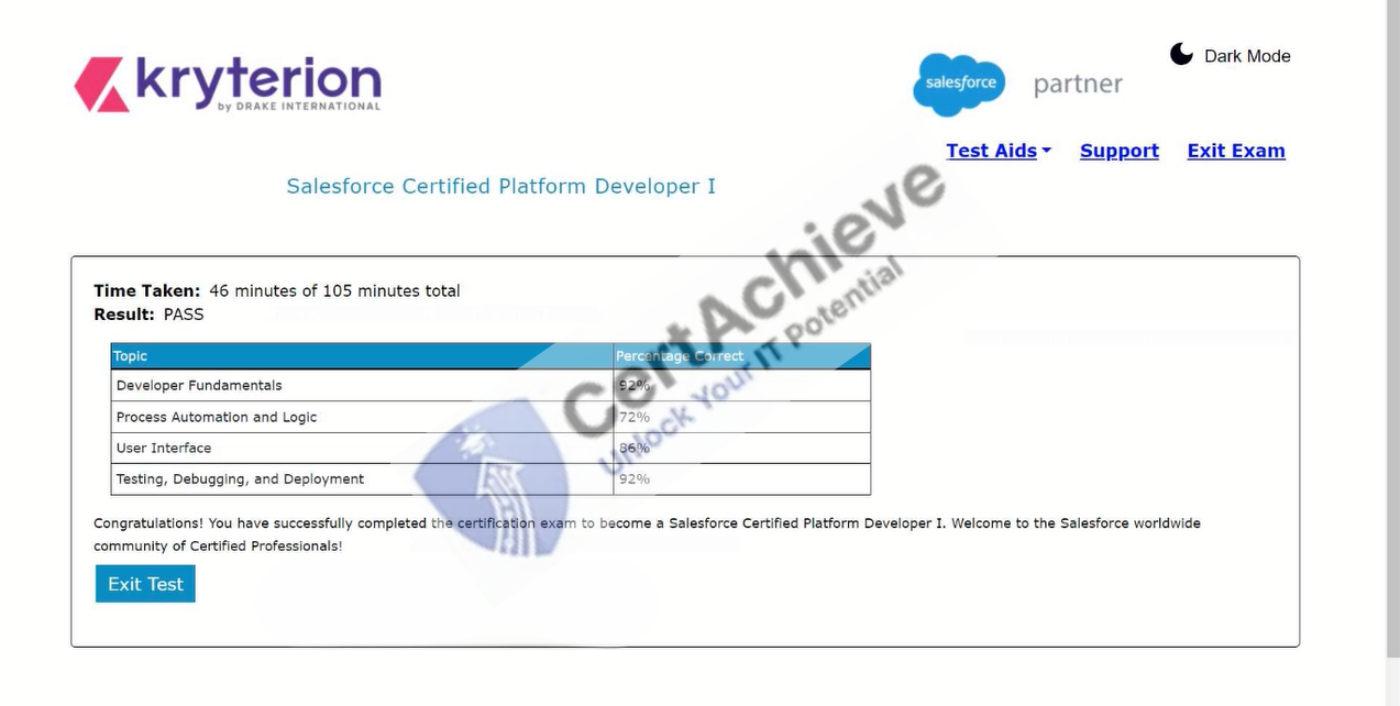 Official Salesforce PDI Exam 1