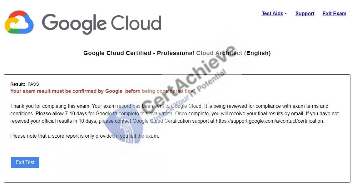 Official Google Professional-Cloud-Architect Exam 1