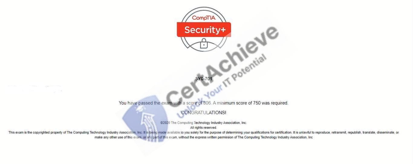 Official CompTIA SY0-701 Exam 1