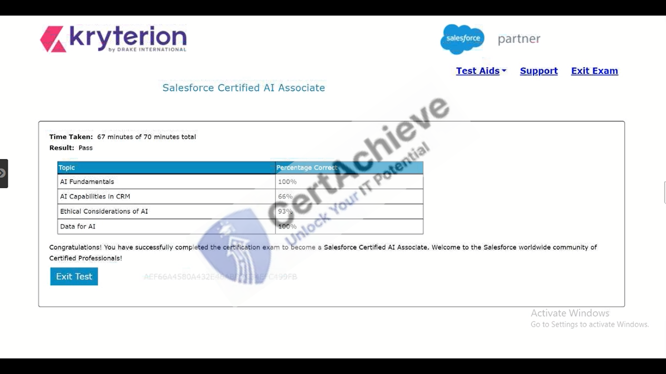 Official Salesforce Salesforce-AI-Associate Exam 1